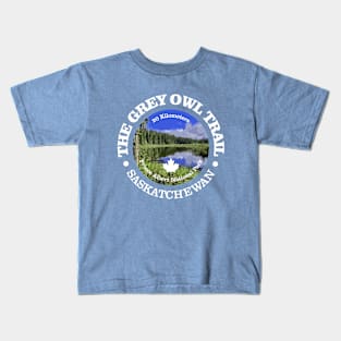 Grey Owl Trail (rd) Kids T-Shirt